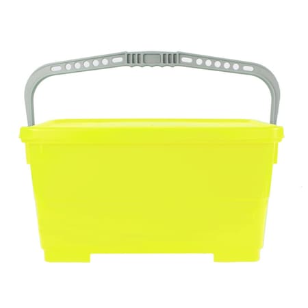 Pulex Bucket, 10.5 in H, Yellow SECC70015-Y